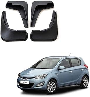 Auto Pearl Sparedeals - Car Mud Flap/Mud Guard for Hyundai i20 2012-2014 (Set of 4 Pcs.)