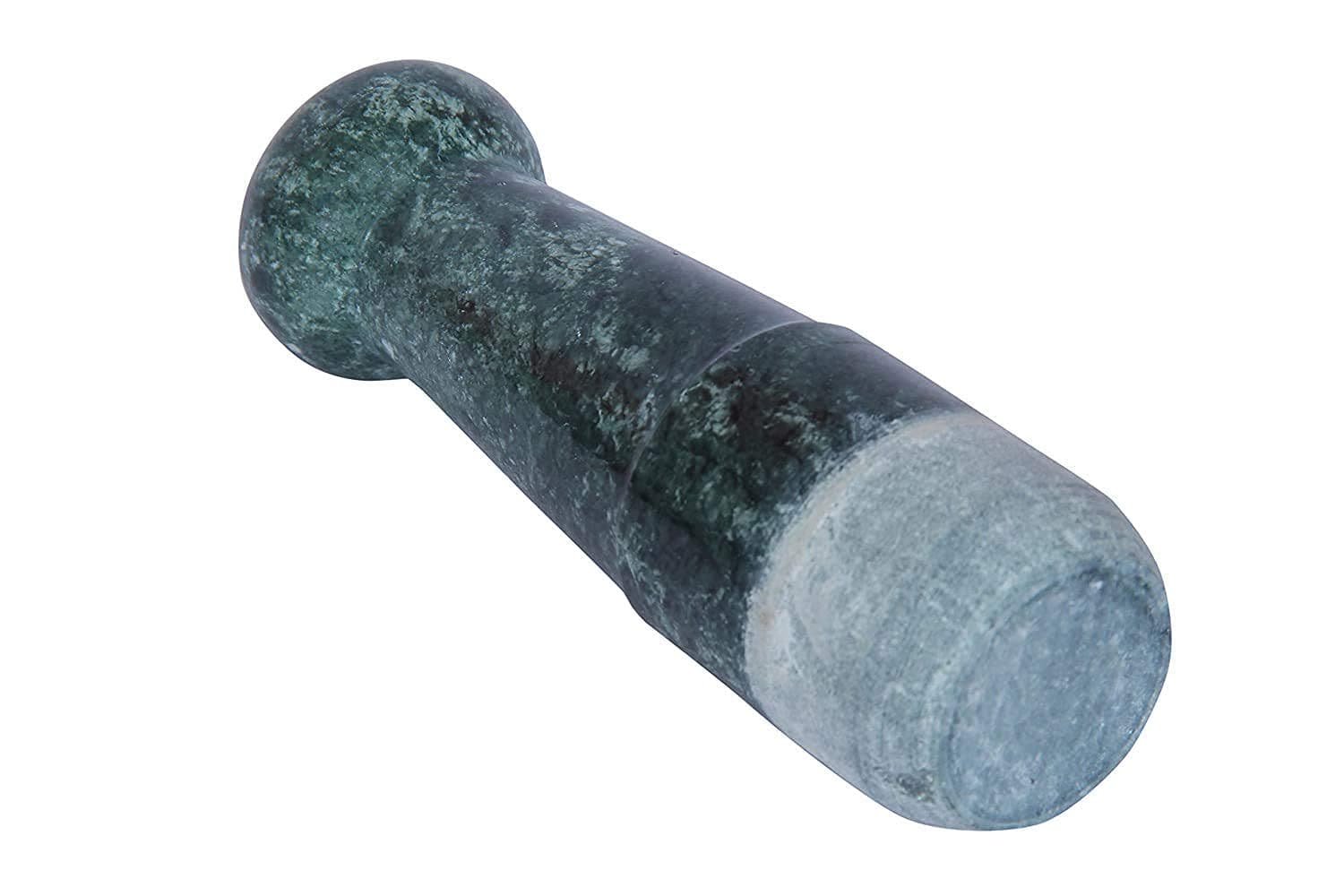 SAMEER SALES Marble Mortar & Pestle Set,Khara,Khalbatta,Imam Dasta,Ohkli Musal,Idi Kallu,Khal Musal,Spice Grinder,okhli Masher,Spice Masher for Home (4 Inches, Green)