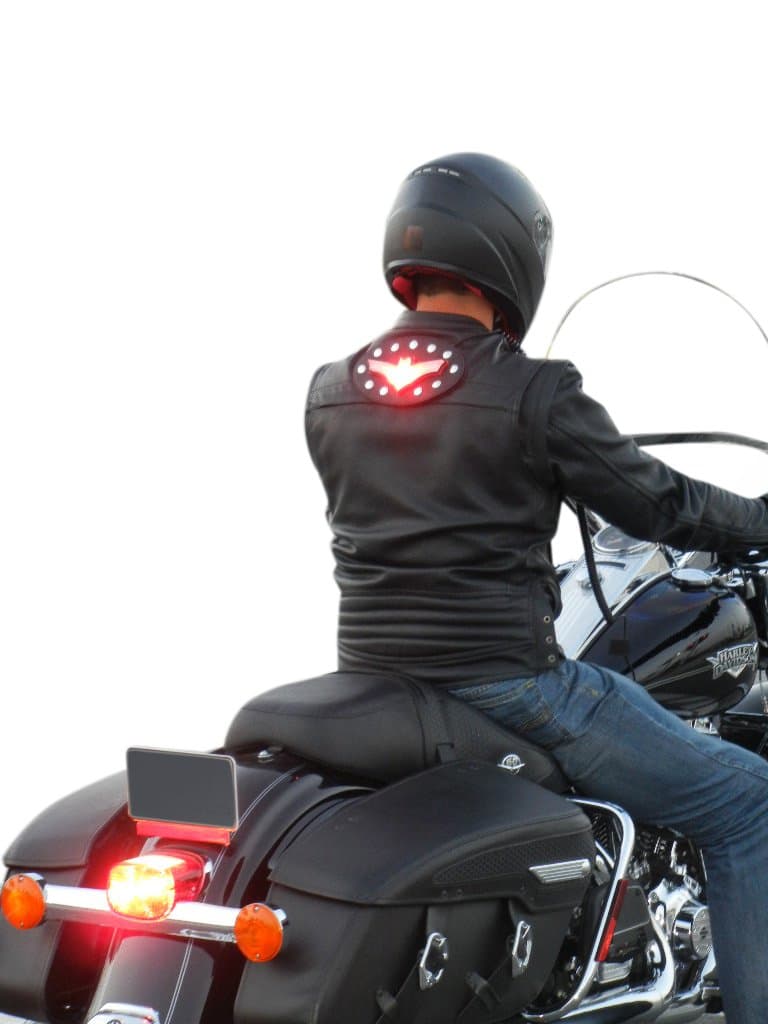 Motora SBL-1000 Series LED Motorcycle Jacket Signaling Device System with Built-In Turn Signals