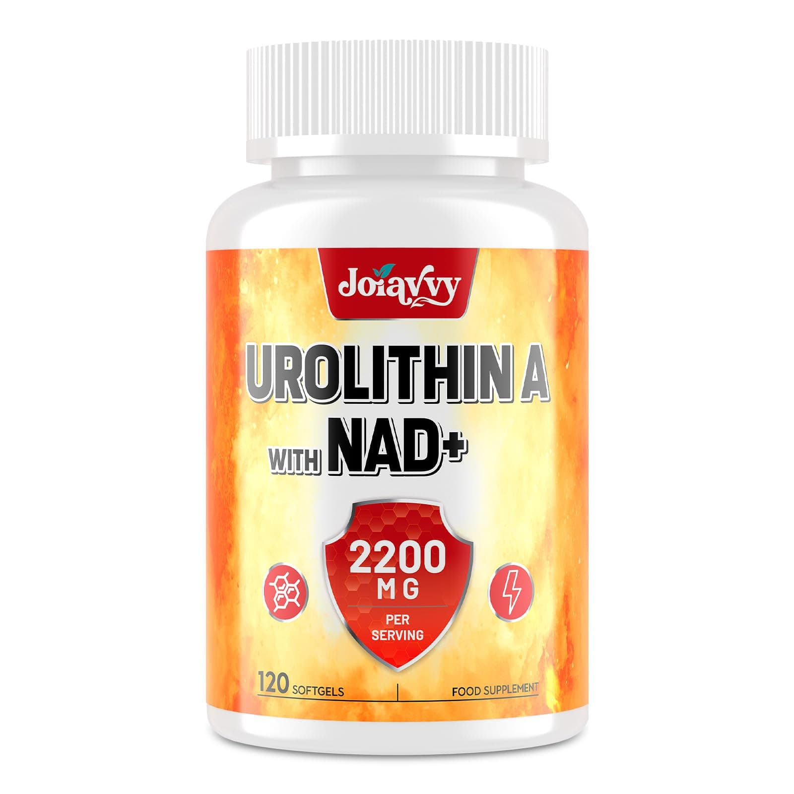 Urolithin A Softgels 2000mg Per Serving, Pure Urolithin A with NAD+ 200mg, High Strength 2-in-1 Mitochondria Supplement, for Cellular Repair & Natural Energy Boost (120 Count (Pack of 1))