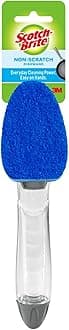 Non-Scratch Dishwand, Scrubber for Cleaning Kitchen, Bathroom, and Household, Non-Scratch Dish Scrubber Safe for Non-Stick Cookware, 1 Dishwand