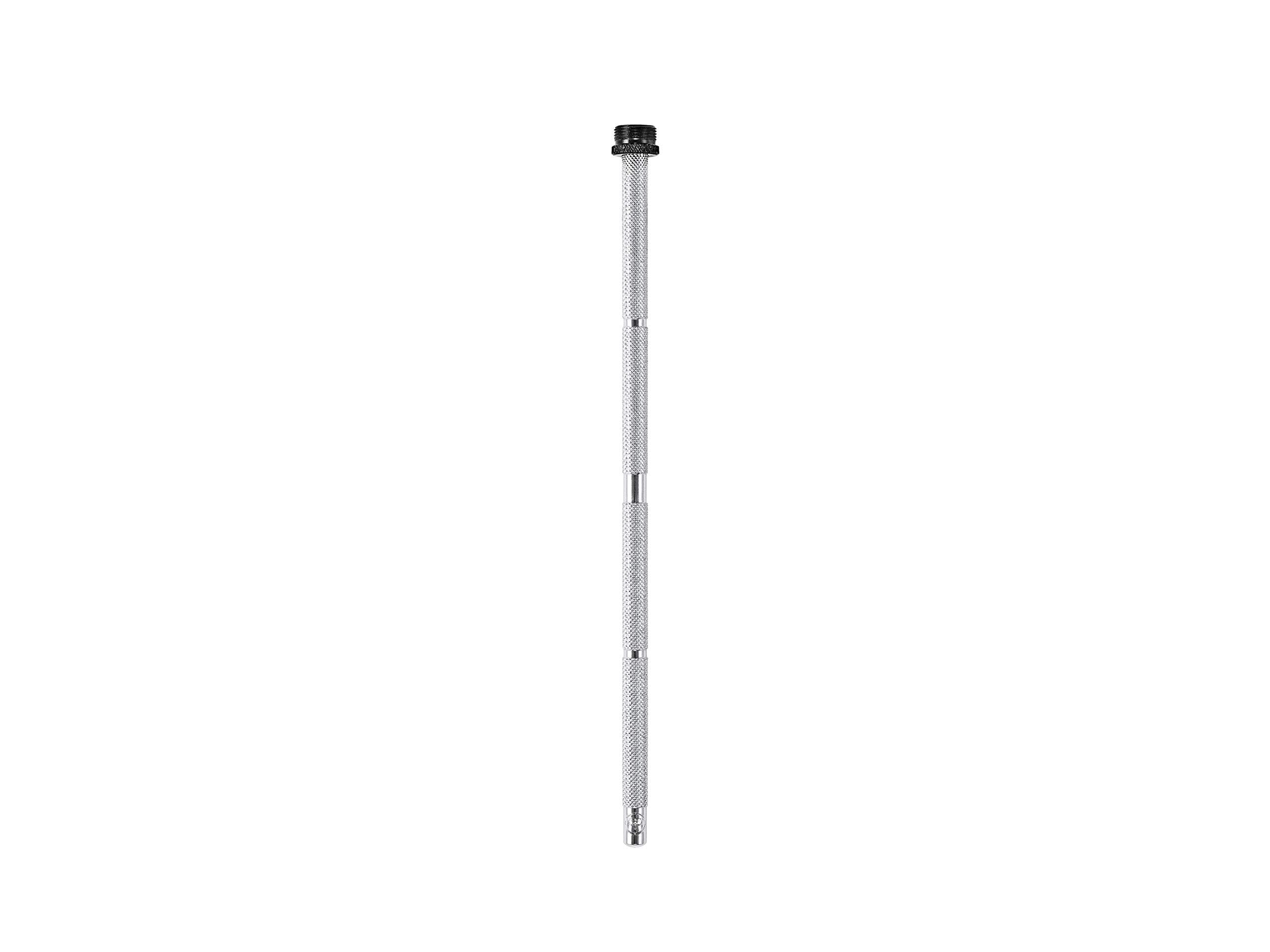 Meinl PercussionRod Microphone Rod - Straight Rod for Microphones - Threaded Tip for 0.375 and 0.625 Inch Threads - Steel, Chrome Plated (MC-MR1)