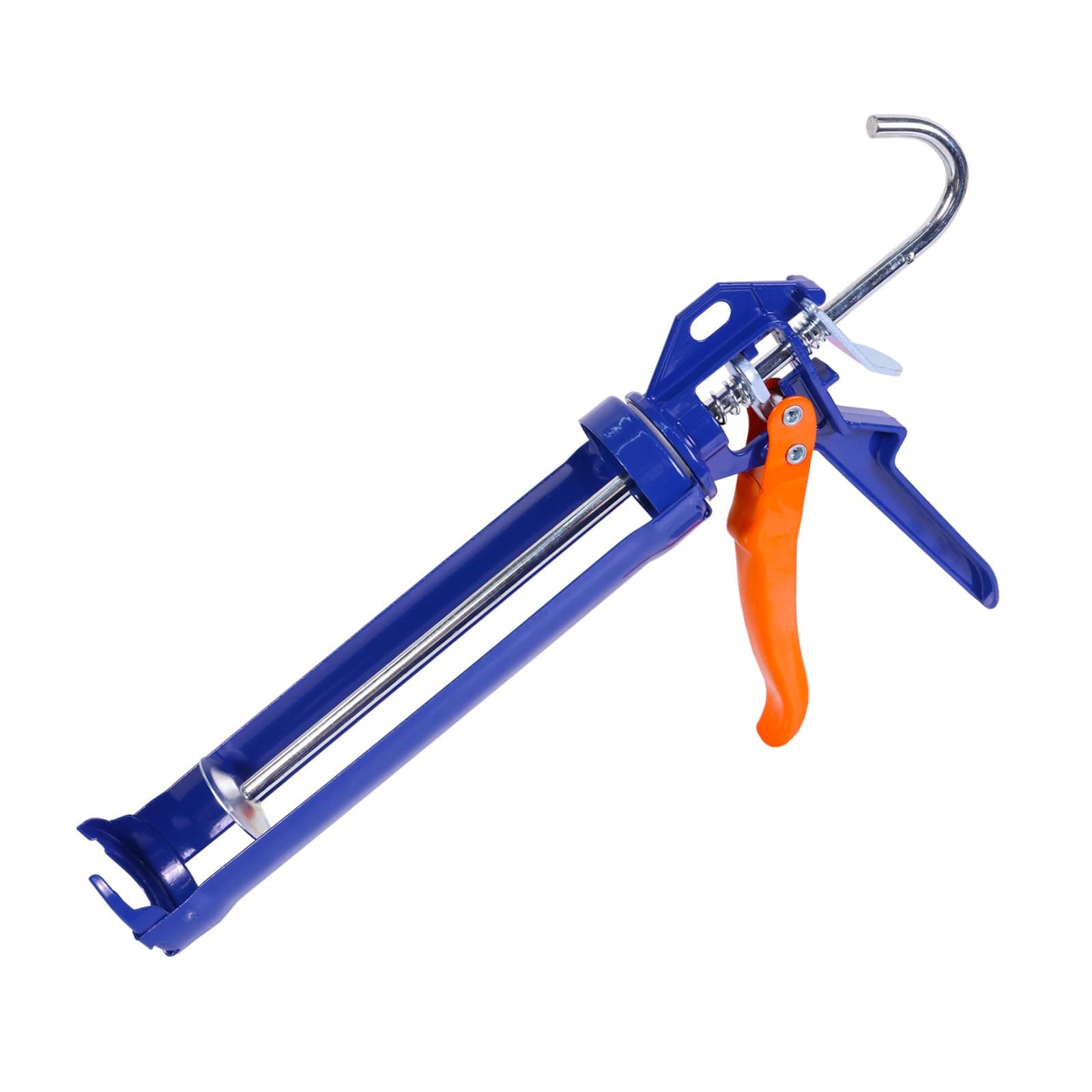 Caulking Gun, No Drip Caulk Gun,9" Drip Free Adjustable Hand Caulking Gun with Comfort Grip and 360° Rotary Design, Smooth Round Rod for 10oz Caulk Tubes,WCG4109D, Blue