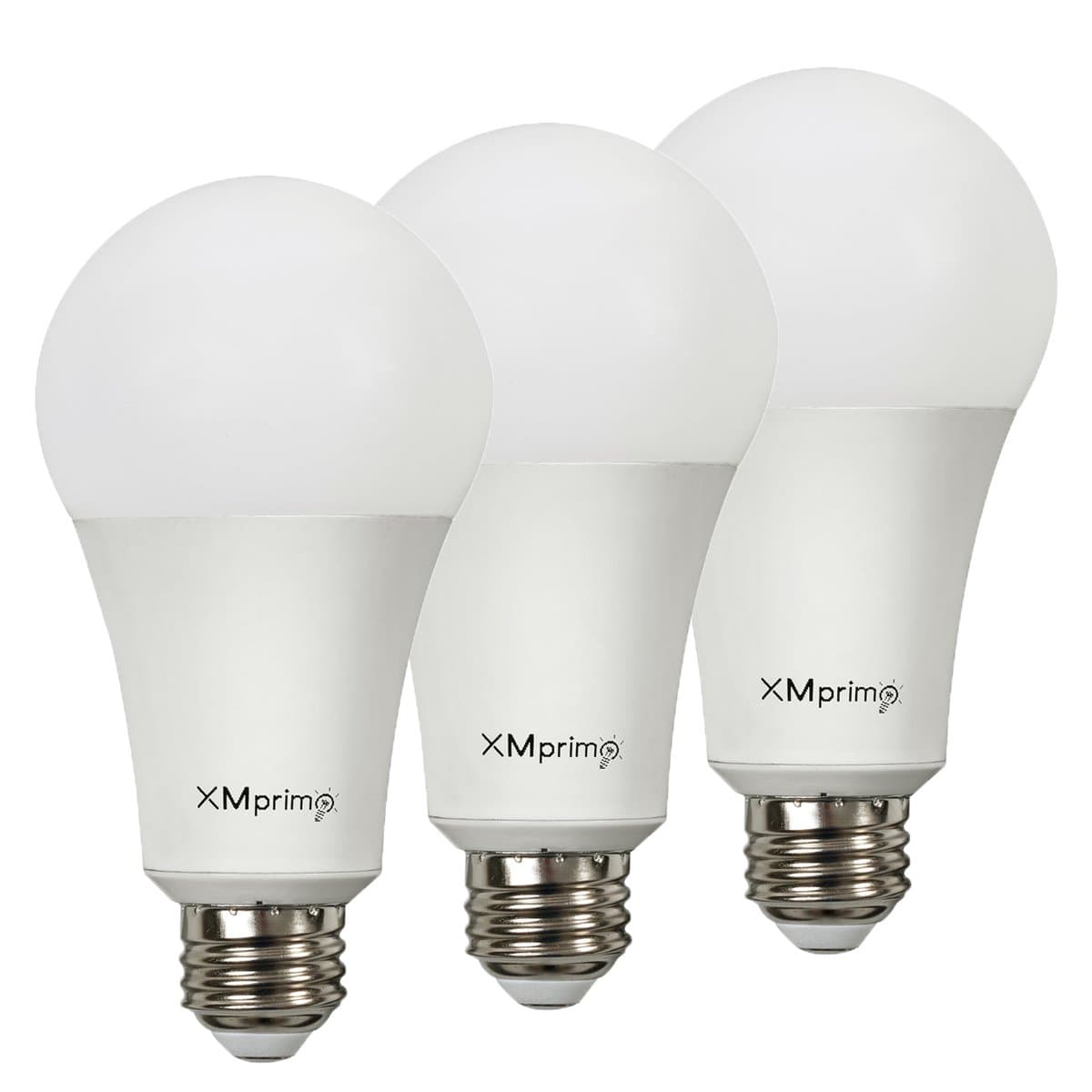 A21 LED Light Bulb 20W (150 Watt Equivalent), 2300 Lumens 4000K Cool White (Clean Neutral White), E26 Medium Screw Base, Not-Dimmable, UL Listed, XMprimo - 3 Pack