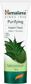 2 X Himalaya Neem Face Pack for Clean, Clear and Healthy Complexion 50g X 2 = 100gm (3.5 oz)
