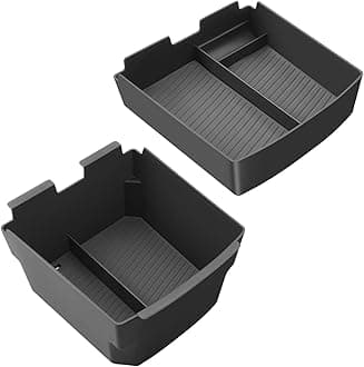 SKTU 2-Pack 2025 2026 Tucson Center Console Organizer for 2025 2026 Hyundai Tucson Limited/Hybrid Console Tray Hyundai Tucson 2025 2026 Accessories with Coin Holder Durable [Double Layers]