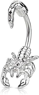 PIERCE MEScorpion Belly Navel Ring 14G