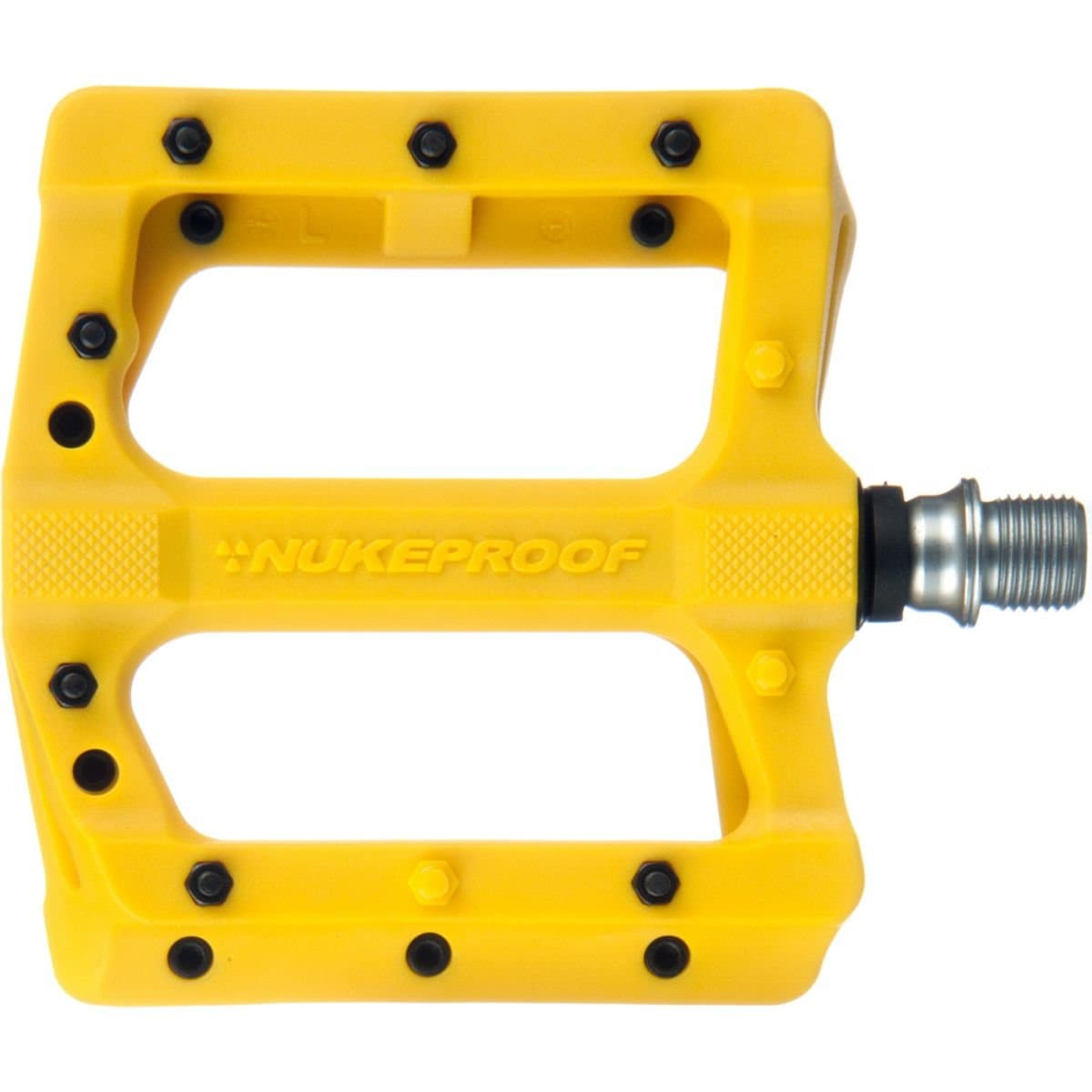 Nukeproof Neutron EVO (Electron EVO) flat pedals yellow
