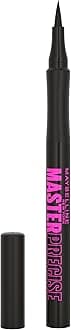 Maybelline Eyestudio Master Precise All Day Liquid Eyeliner, Black, 0.034 Ounce