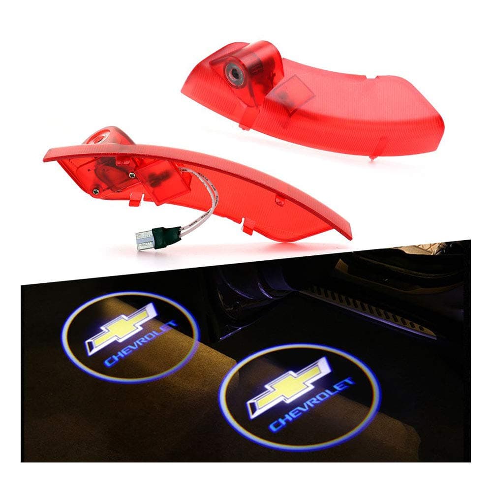 RCJ LED Car Door Light Welcome Laser Projector Logo Light Ghost Shadow Light Lamp Logo