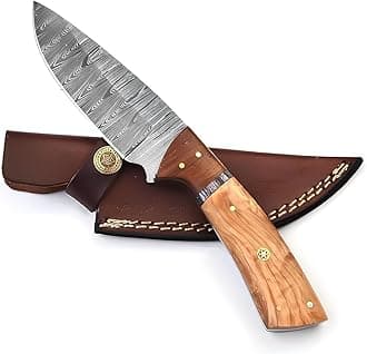 Custom Handmade Fixed Blade Hunting Knife - 9 Inch hand Forged Full Tang Knives For Hunting, Outdoor Camping, Hiking, Fishing, Bushcraft Knives With Leather Sheath. (Predator Hunter Knife)