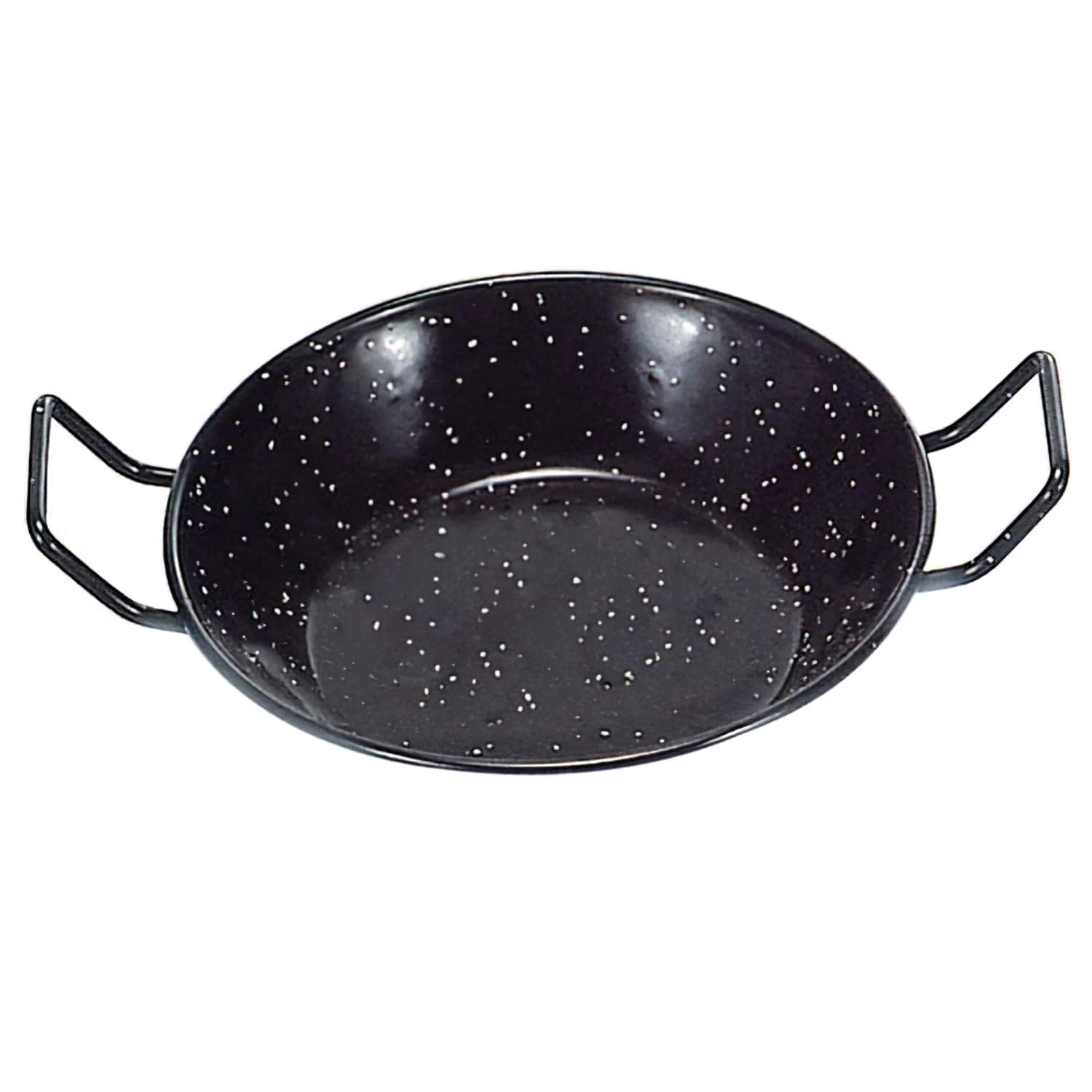 La Ideal Enamelled Steel Deep Pan, Black, 40 cm, Pack of 1