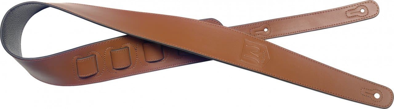 James Neligan JN-ST LEA BRW Guitar Strap