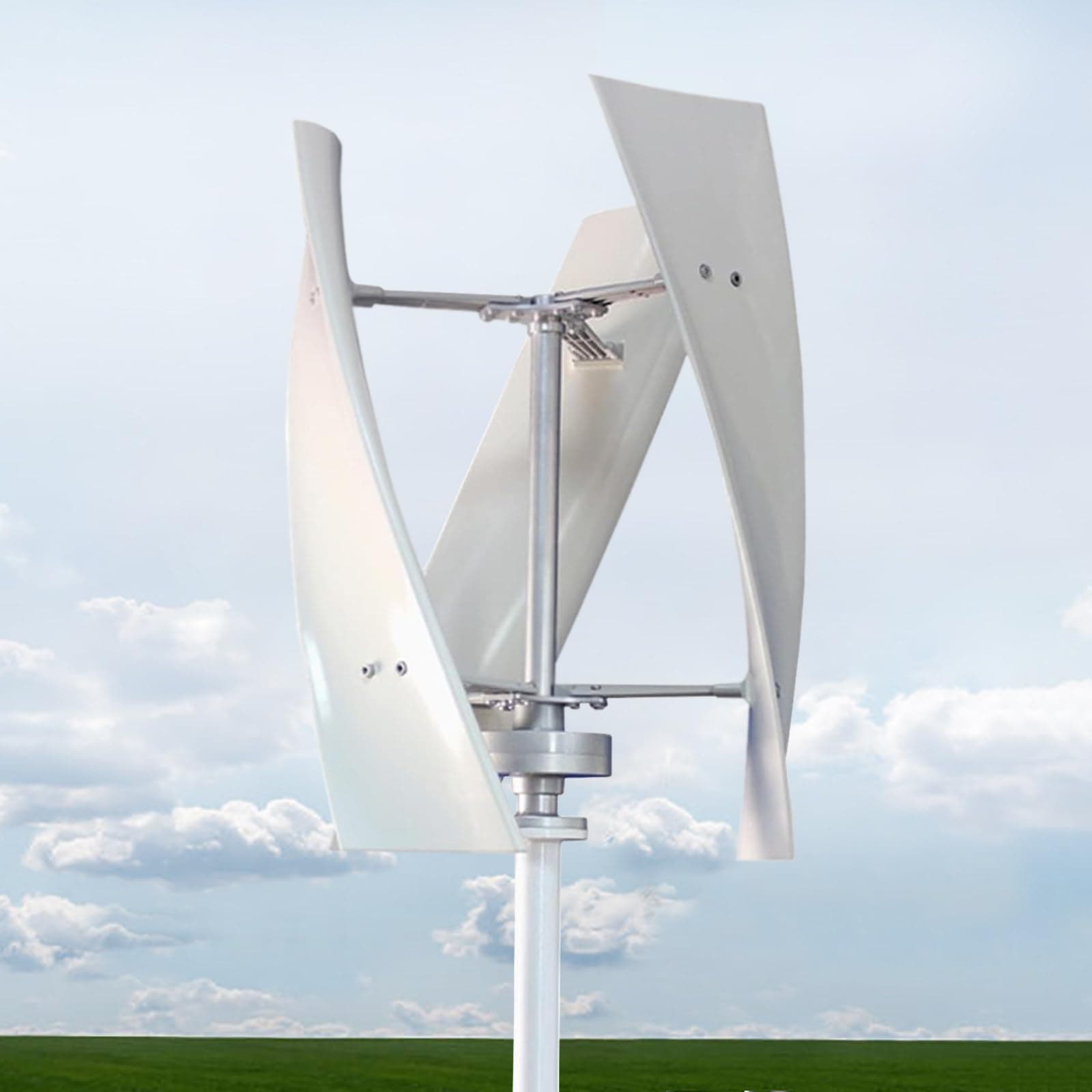 13000 W Low Speed Vertical Wind Power Turbine Generator, 12V 24V Space Saving Windmill Generator Suit for Home/RV/Marine Wind Turbine Generator Kit,48V