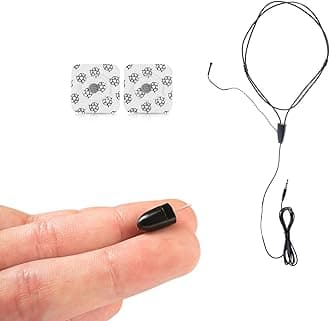 Spy Earpiece Hidden Wireless Earphones Invisible Headset Phone Microphone Exam - Mini Secret Headphone Listening Device Hearing Cheating Earbuds (Spy Earpiece Vip Pro UltraMini + Microphone)