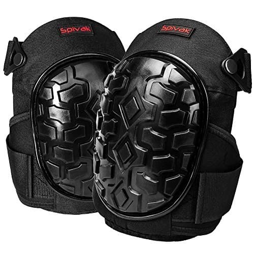 Knee Pads for Work - Knee Pads For Men Women for Construction, Gardening, Cleaning, Flooring, Strong Straps and Adjustable Easy-Fix Clips with Comfortable Gel Cushion and Heavy Duty Foam
