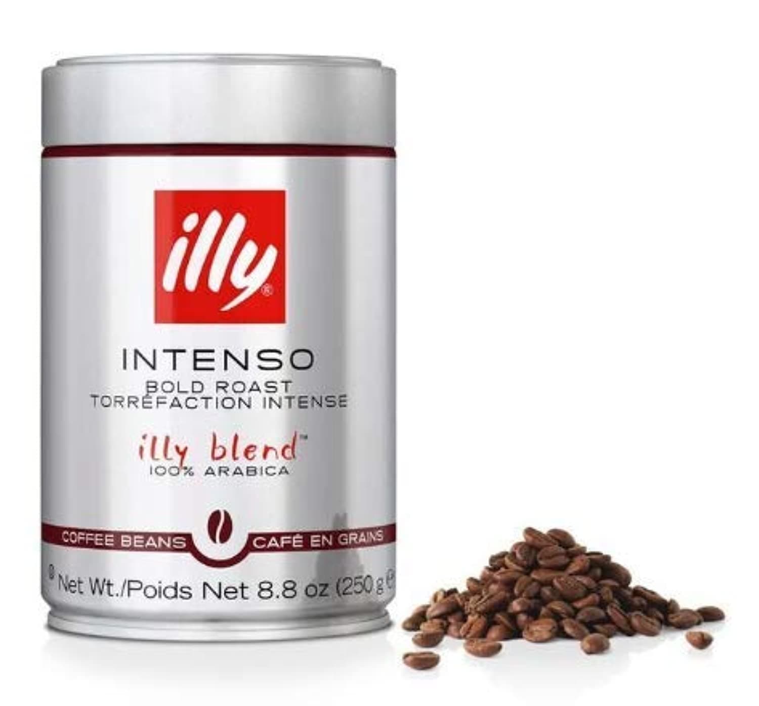 Intenso Bold Roast Whole Bean 8.8 Oz 250 G (2 Pack)