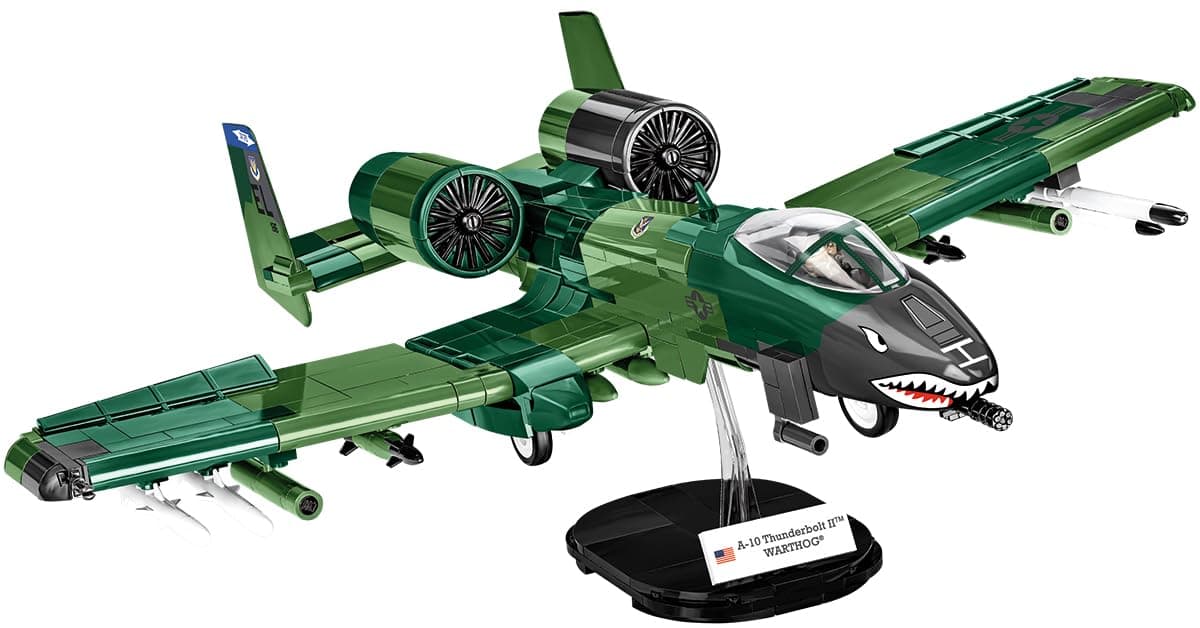 COBI Armed Forces A-10 Thunderbolt II Warthog Aircraft