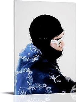 GPWDIEJB YeatPoster Canvas Art Oil Painting Wall Painter Home Music Album Celebrity Painting Classical Decorative Wall ArtFrame-style-3424x36inch(60x90cm)