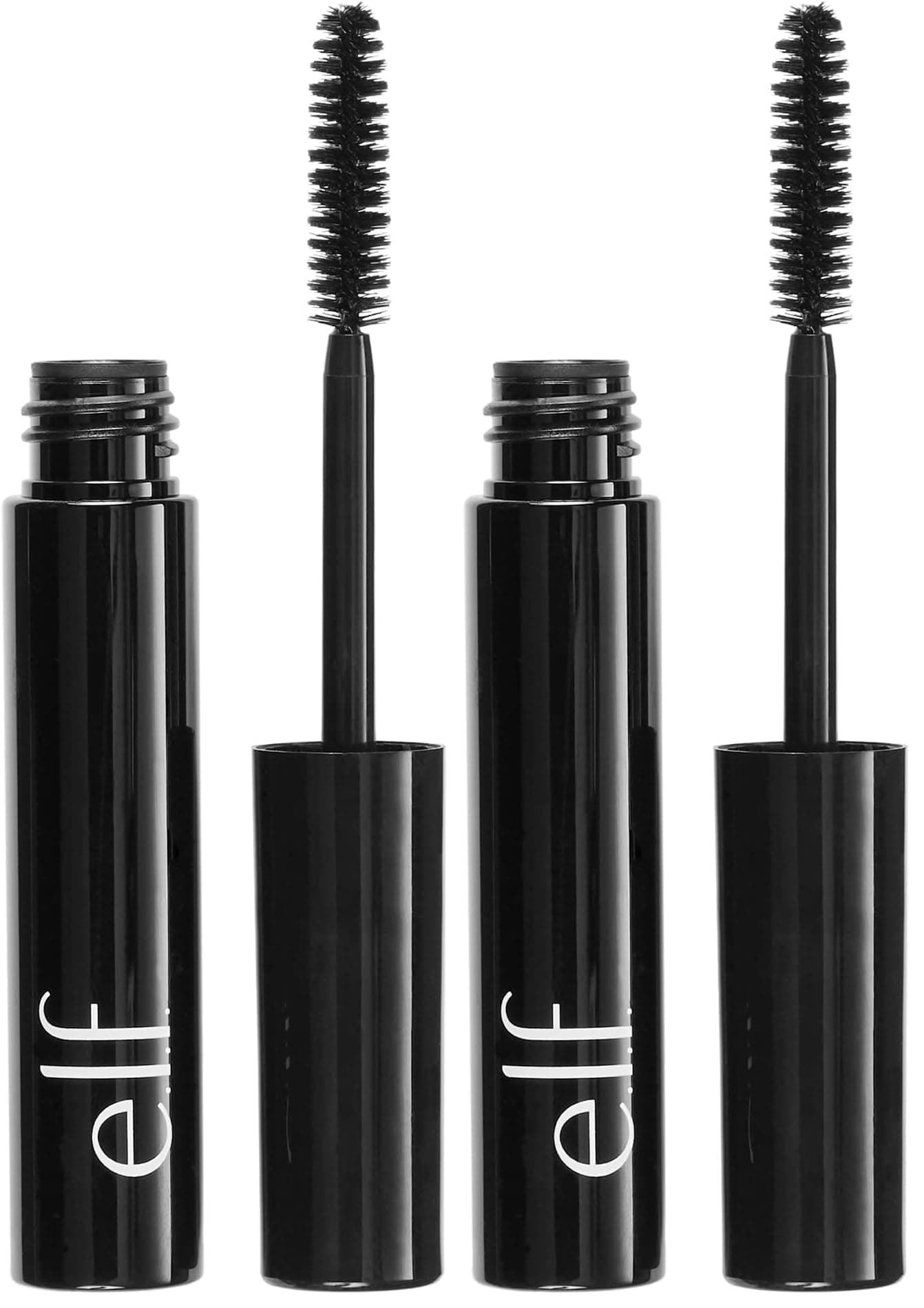 Cosmetics Volumizing Mascara, Mascara For Fuller, Thicker-Looking Lashes, Enriched With Vitamin E, Black,0.19 Fl Oz (Pack of 4)