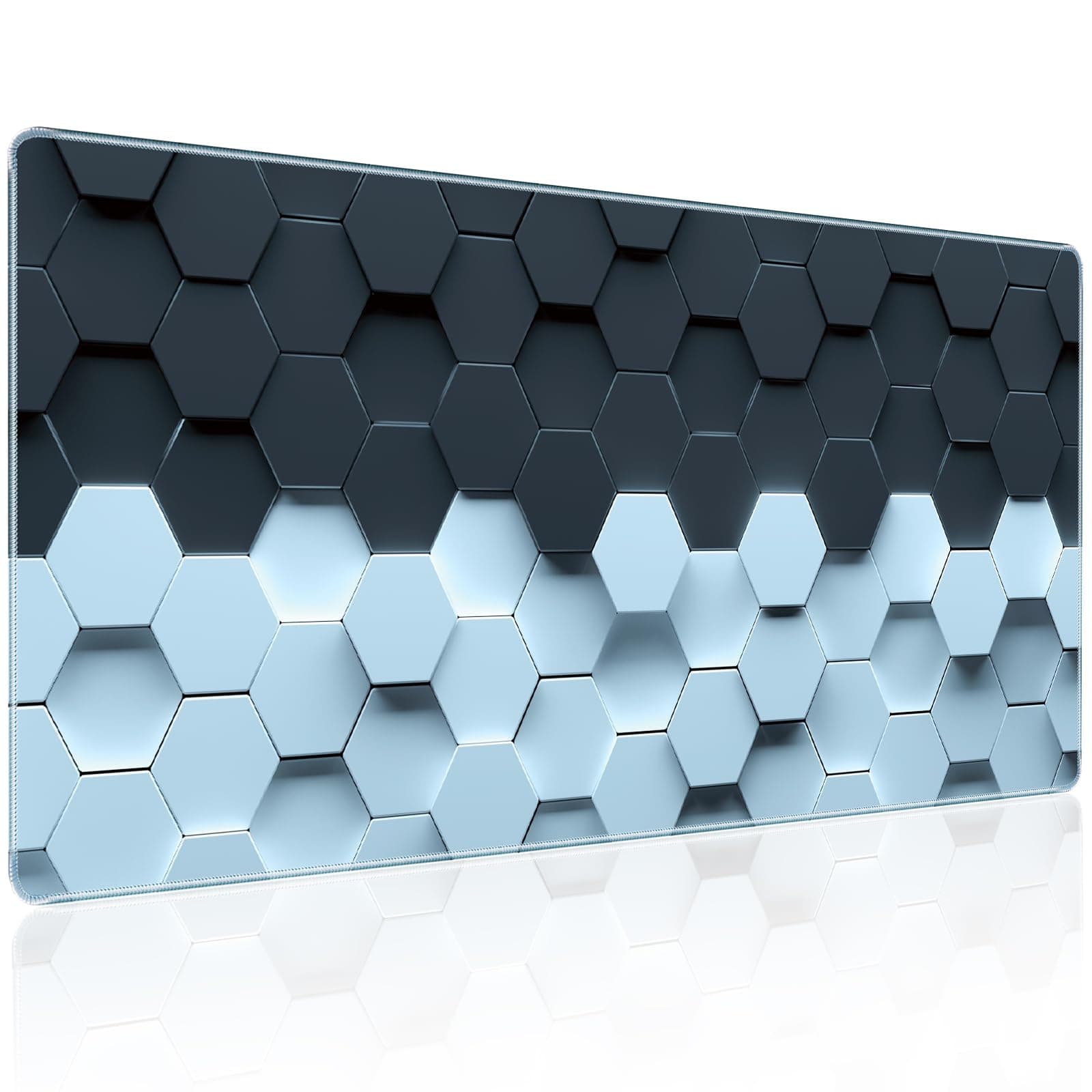 Gaming Mousepad, 3D Stereoscopic Vision Gaming Mousepad for Desk, 35.4"x15.7" Extra Large Mouse Pad with Smooth Control Performance, Best Large Mouse Pad for Office Home Gamer