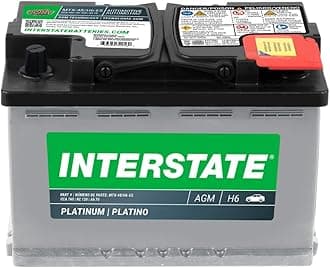 - Interstate Batteries Automotive Battery 12V 70Ah (Group Size H6, 48) 760CCA SLI AGM Automobile Replacement Battery for Cars, SUVs, Sedans, Trucks (MTX-48/H6)