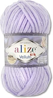 100 g Alize Velluto Wool in 30 Selections (146 | Purple)