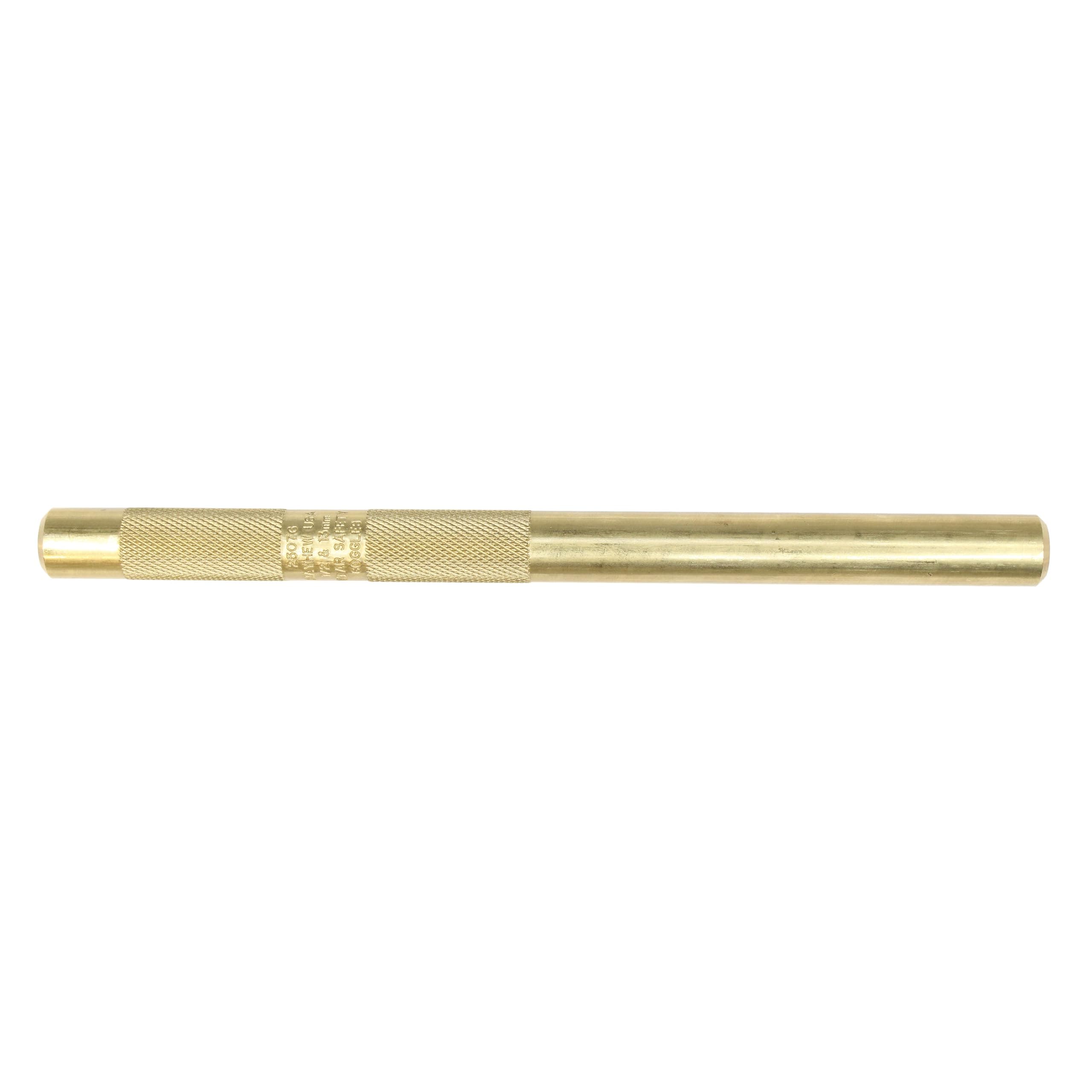 Tools 25076 Brass Knurled Drift Punch, 1/2" - 13 mm x 7"