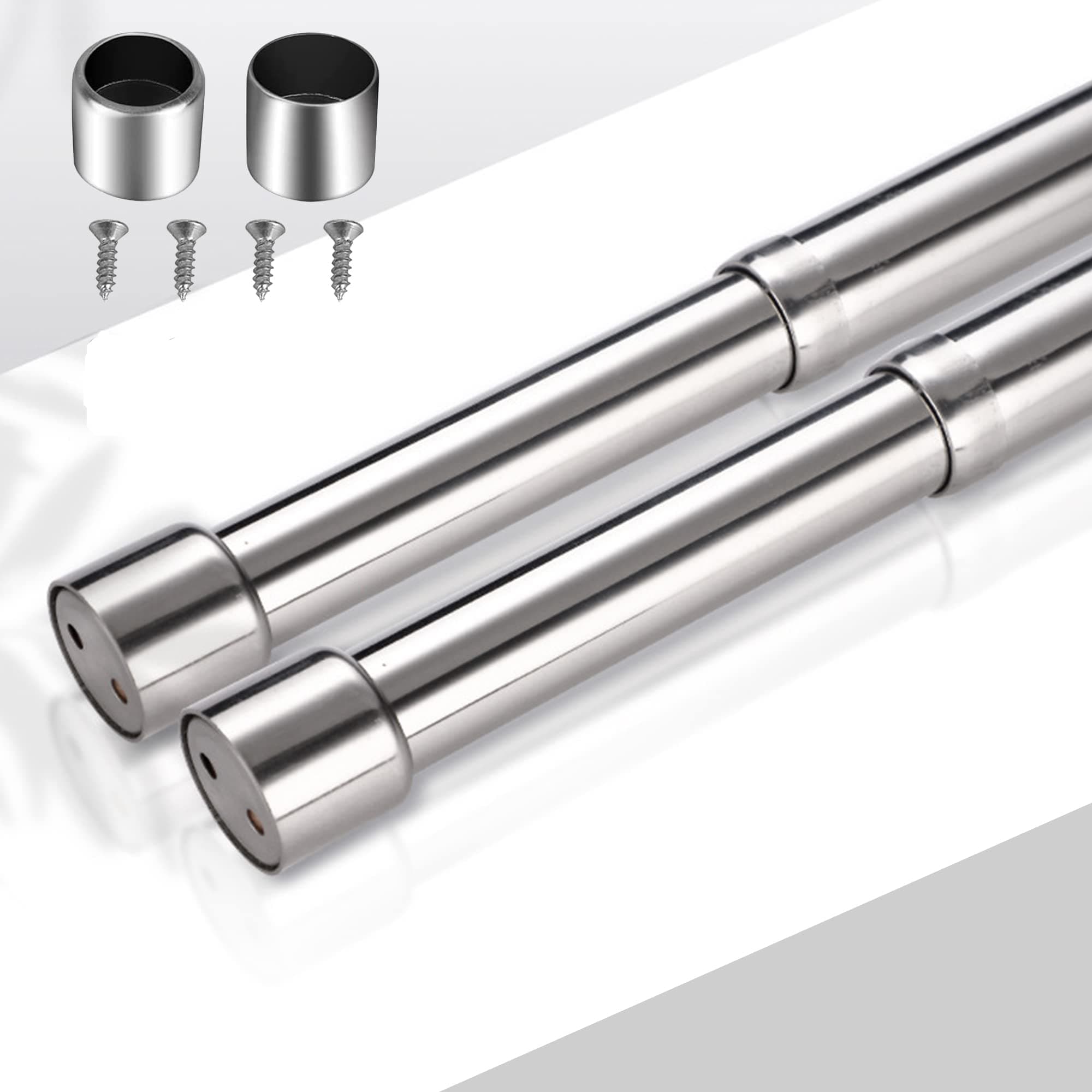 31-51 cm Wardrobe Rail, Extendable Stainless Steel Clothes Rail Pole