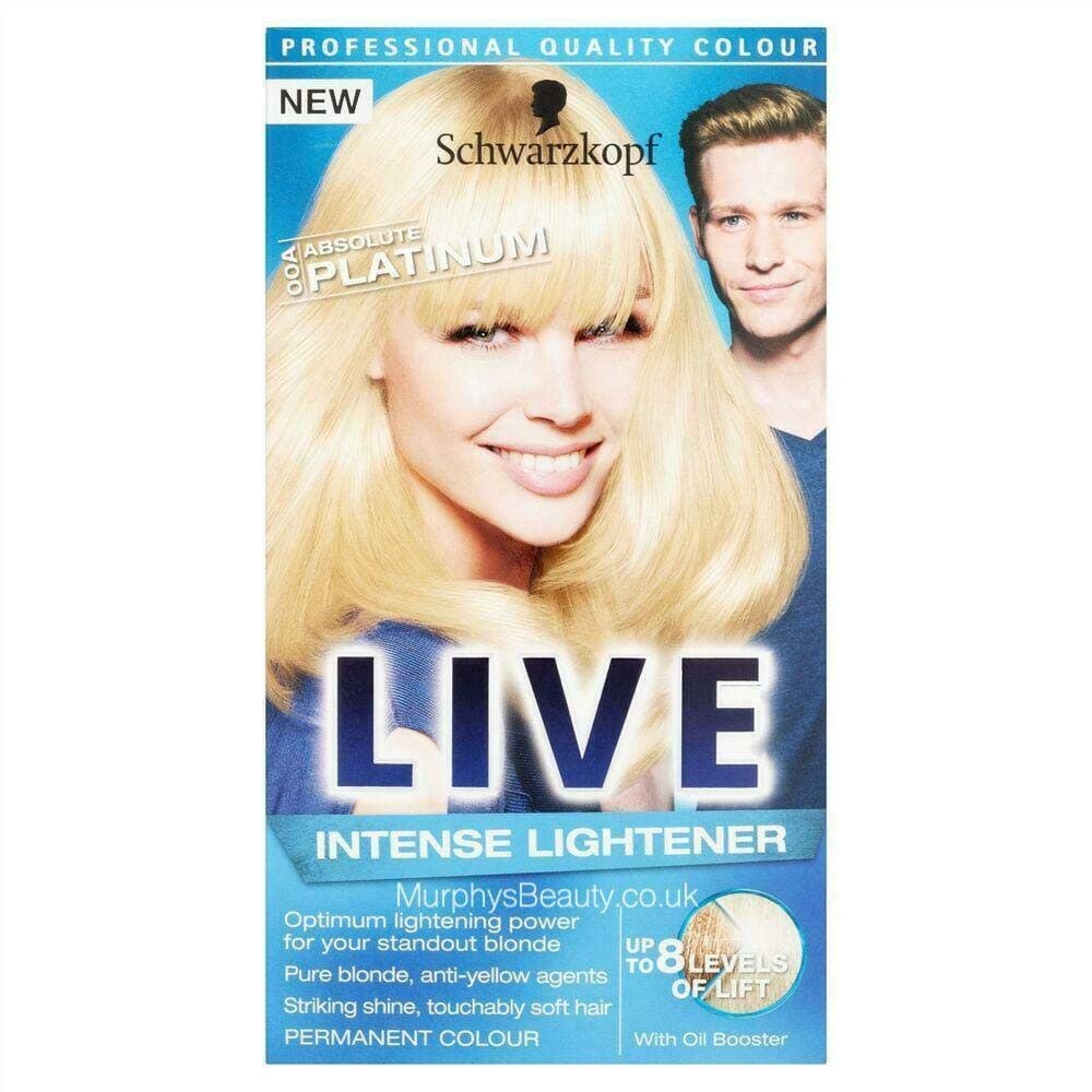 Schwarzkopf Live XXL Colour Intense Permanent Coloration 00a Absolute Platinum