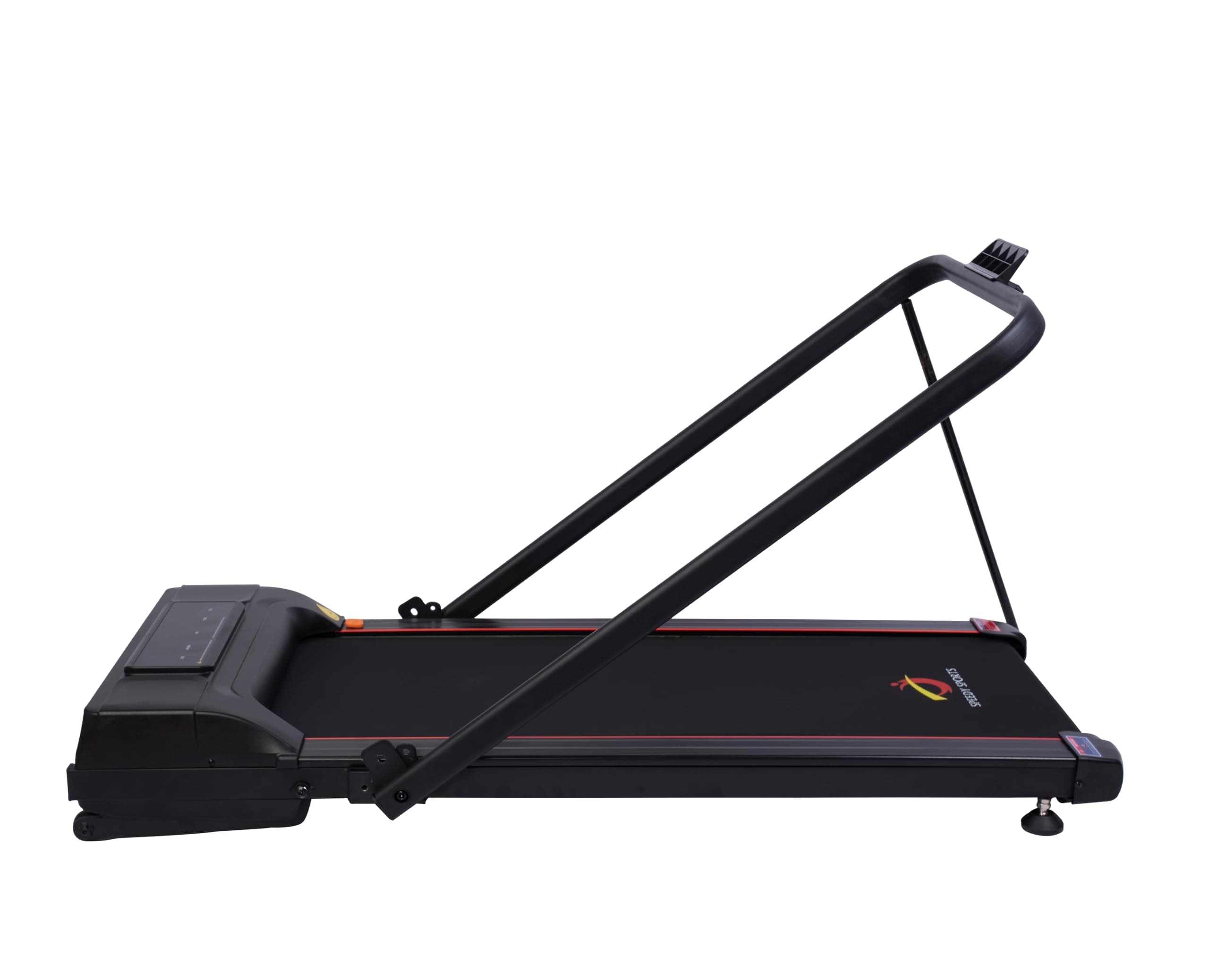 Walking Pad Foldable Treadmill Incline 4% Under Desk Treadmill 2.0 HP 4 IN 1 Treadmills For Home Office & Gym w/FITSHOW App Remote Control Adjustable Speed 1-12 Km/h LED Display & Handle Bars