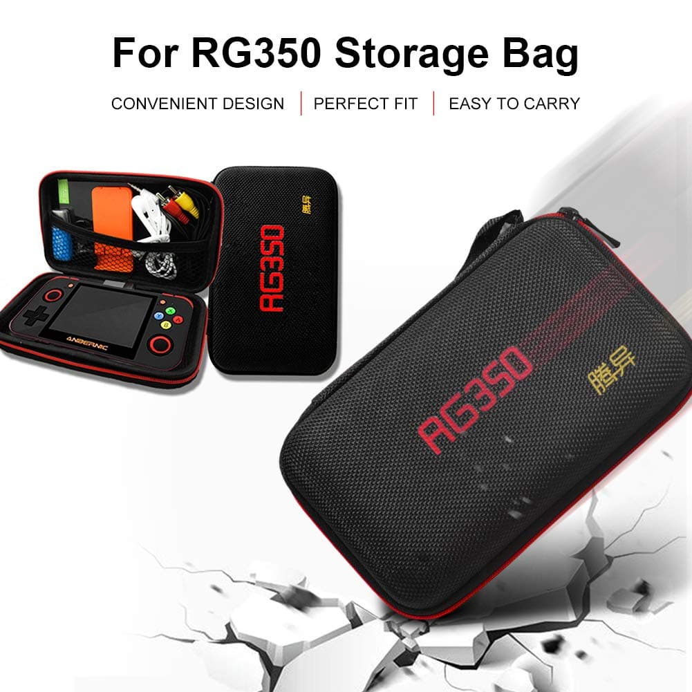 RG350 Retro Game Console Protective Storage Bag,LianLe Waterproof Drop-Proof Dust-Proof Protection Bag for RG350