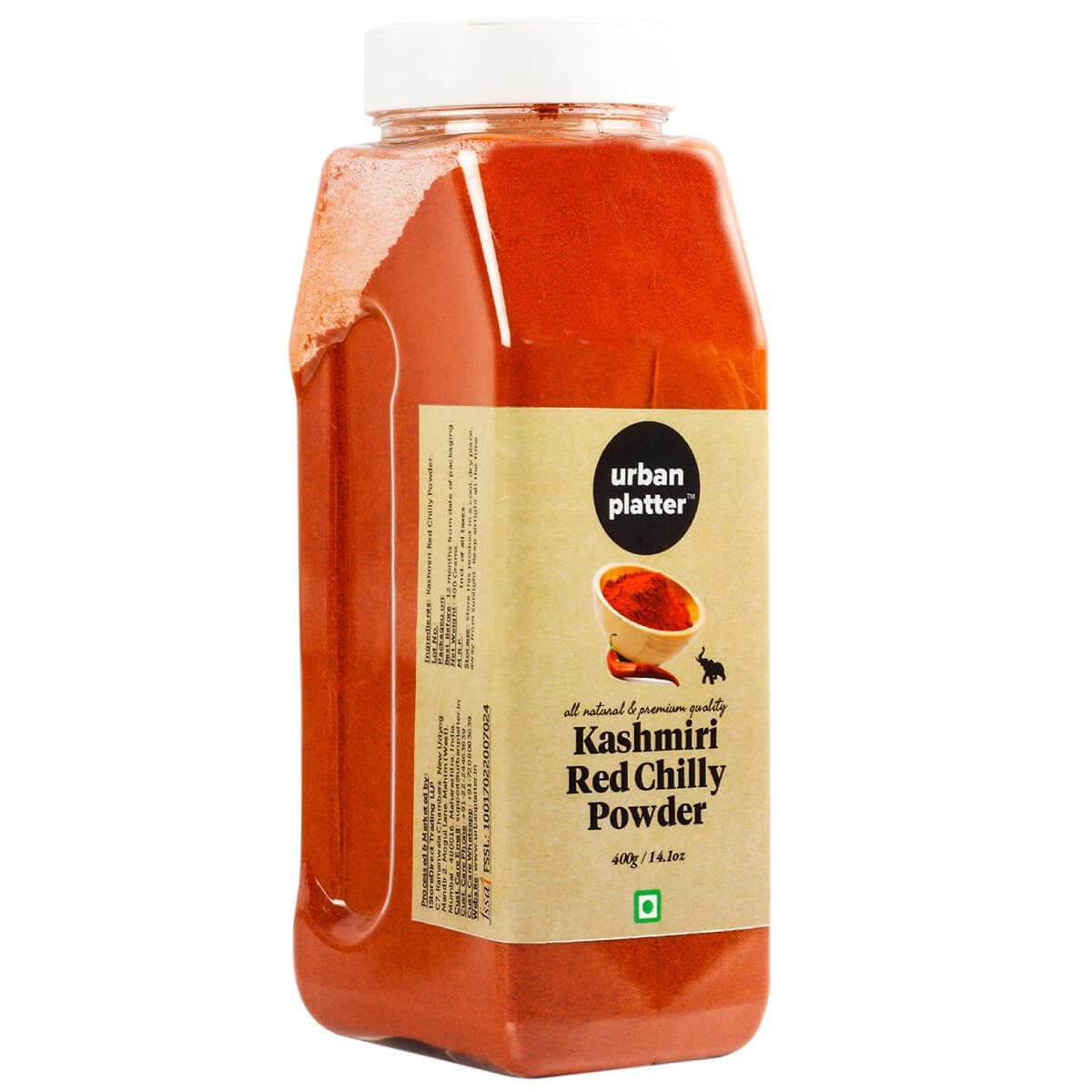 Urban PlatterKashmiri Red Chilly Powder, 400g