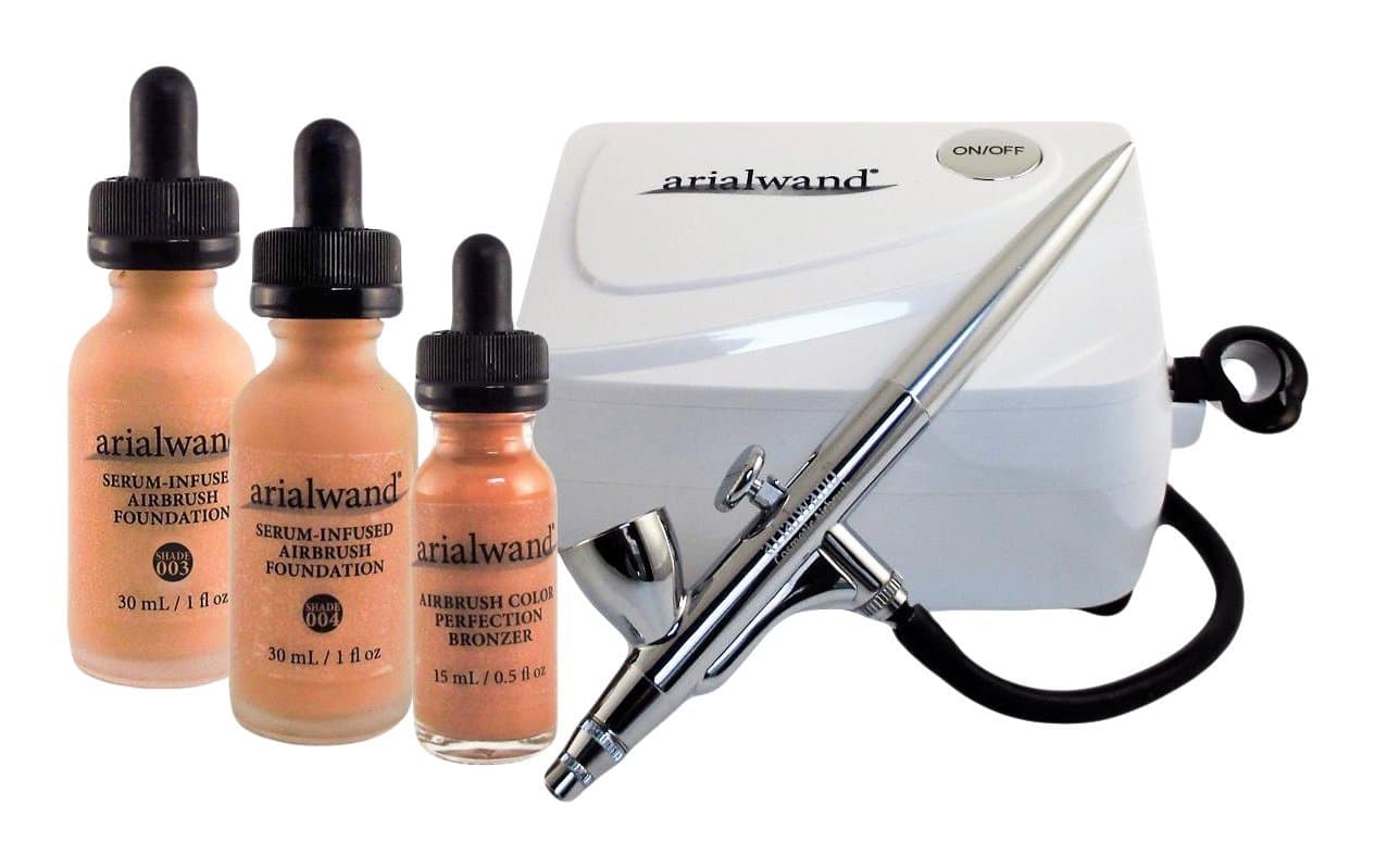 Arialwand Airbrush Kit with Serum Infused Foundation