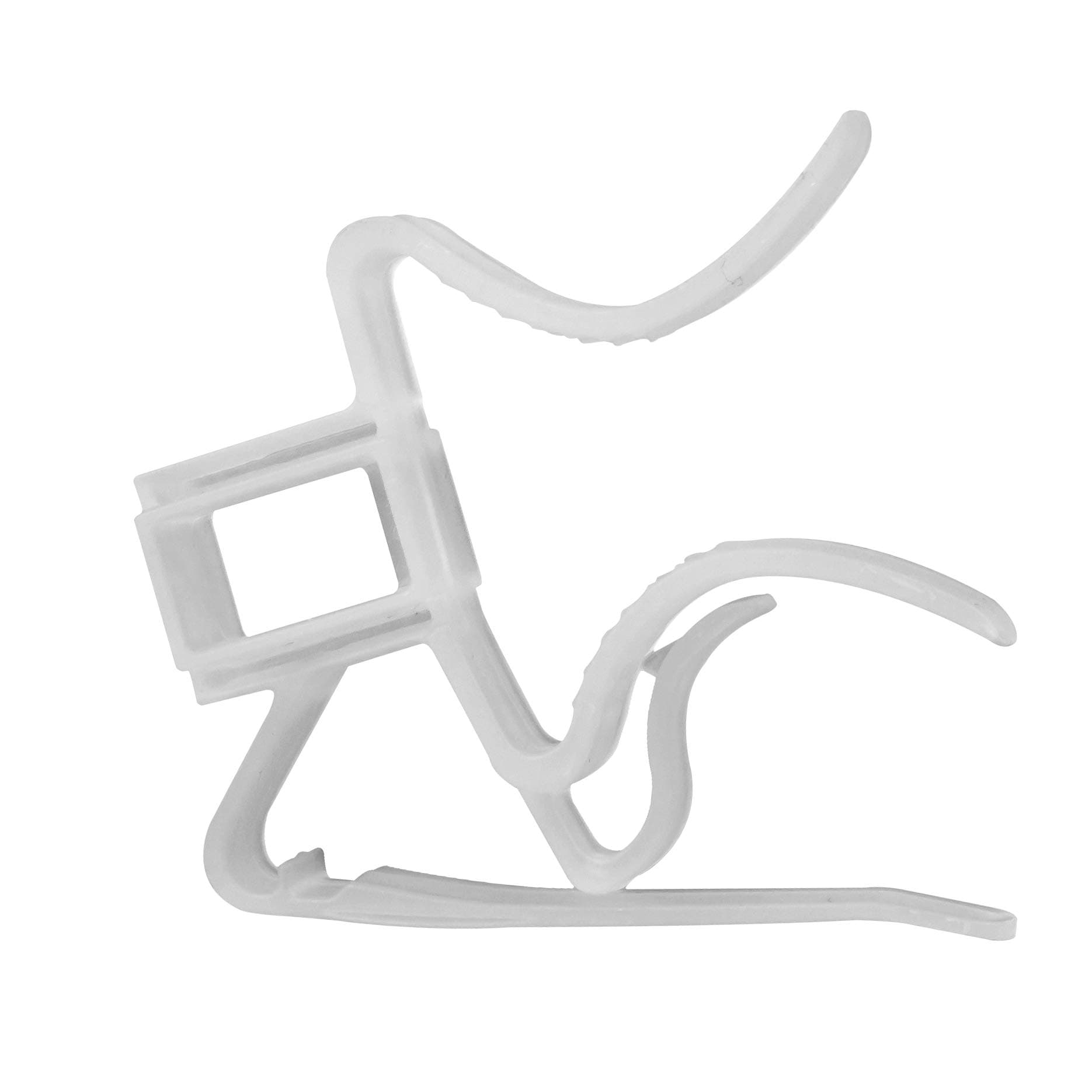 Rapid Release Clips for Decorations, Holiday Lights, and Garlands | Ladderless Light Clips for Gutters, Shingles, Eaves, Compatible with C7, C9 Bulbs, String Lights, Covers 100 Ft, 50 Clips Included