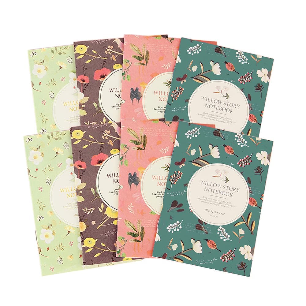 NectaRoy Mini Notebook Notepad Writing, Lined Paper Study Planner Notebook for Men Women Students, Pack of 10, Size 85mm x 120mm