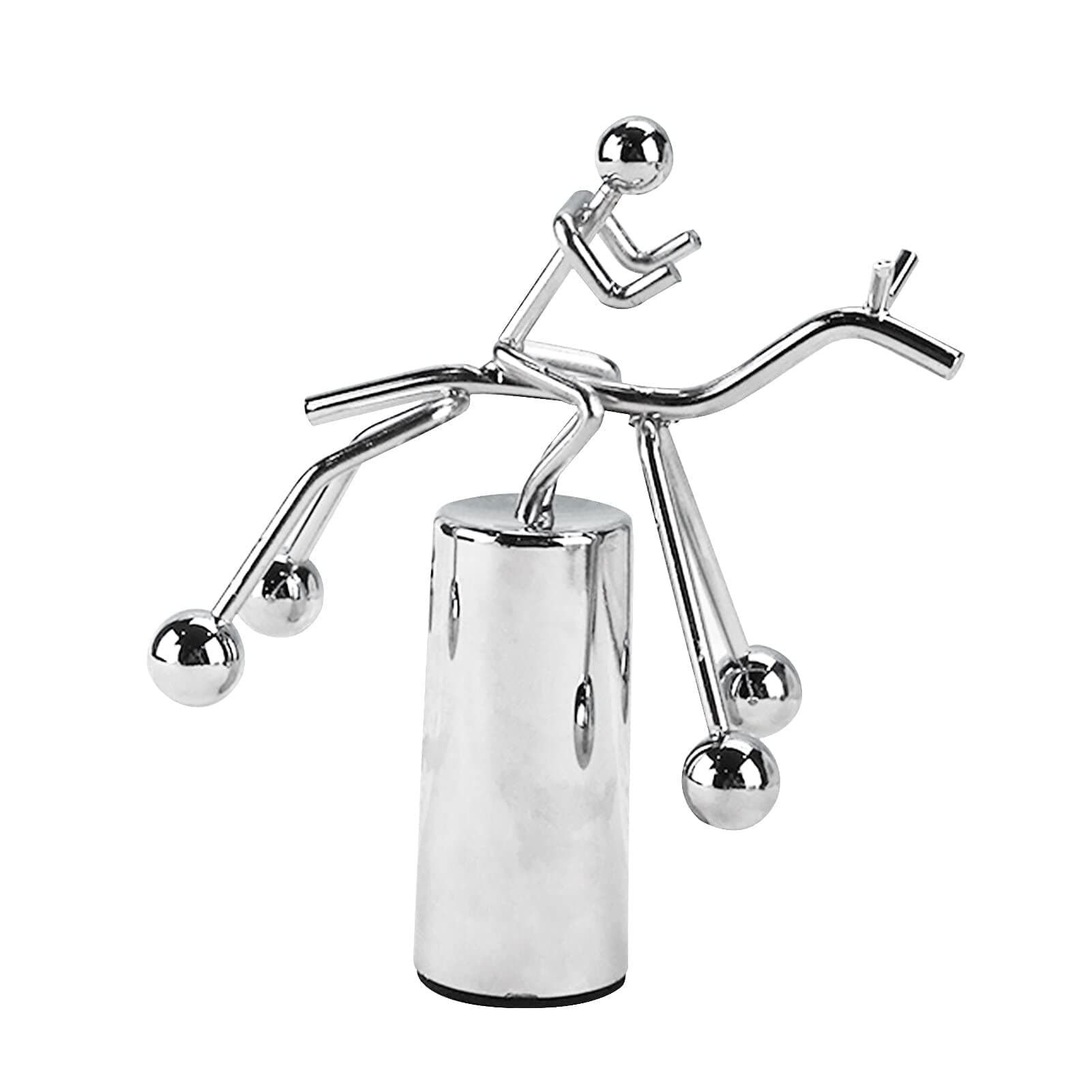 DIGANT Balancing Horse Riding Physics Metal Toy Decompressive Science Stress Relief Physics Home Office Toys Desktop Art for Desk Decor Toy