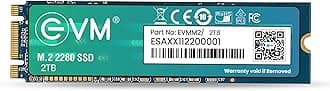 EVM 2TB M.2 (2280) SATA Internal SSD - 550MB/s Read & 500MB/s Write - 5-Year Warranty (EVMM2/2TB)