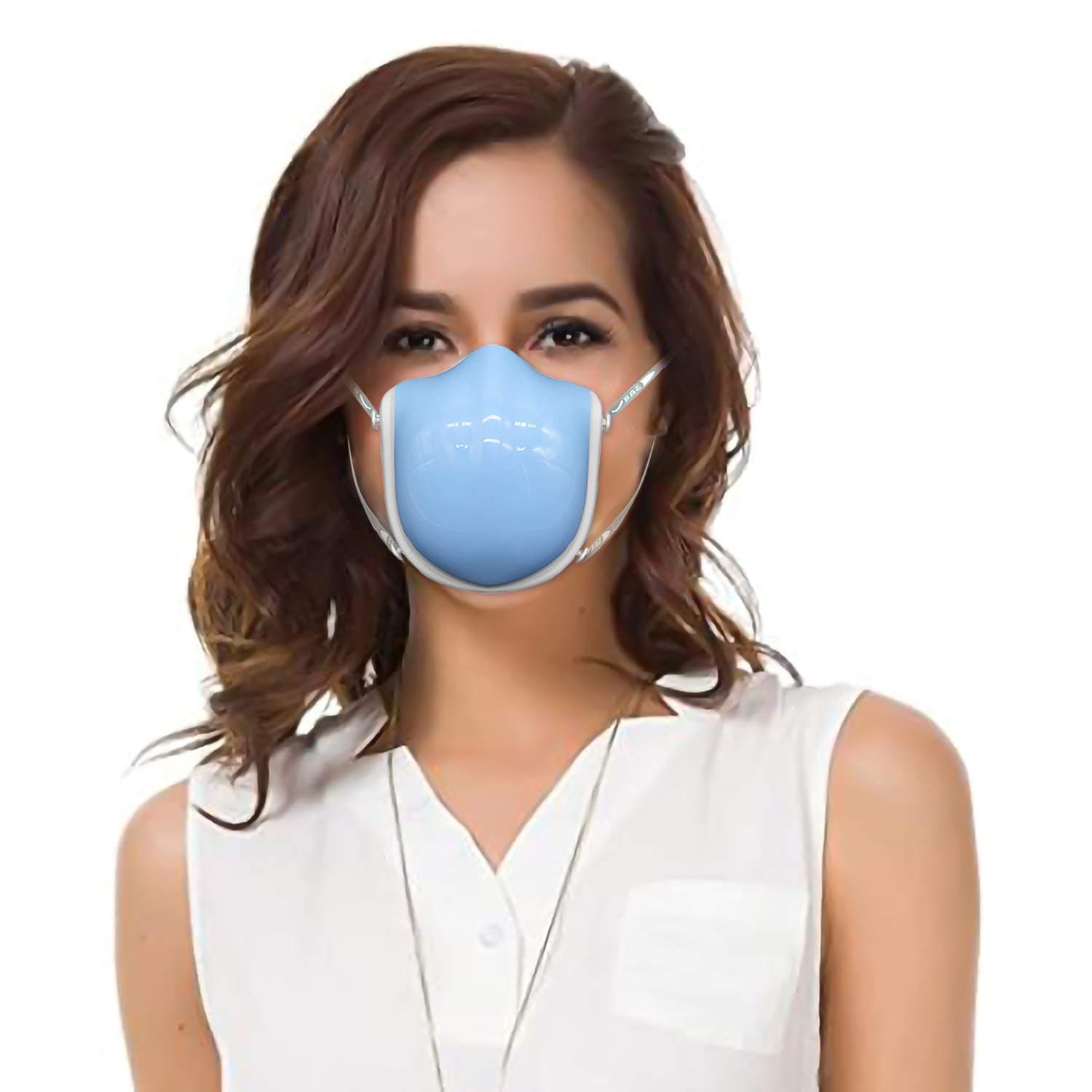 4-Ply Rechargeable Electric Purifier, Electric Respirator with Replaceable Activated Carbon Protect Layer for Adults