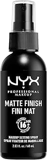NYX PROFESSIONAL MAKEUP Makeup Setting Spray - Matte Finish, Long-Lasting Face Mist for up to 16HR Wear, Vegan Formula