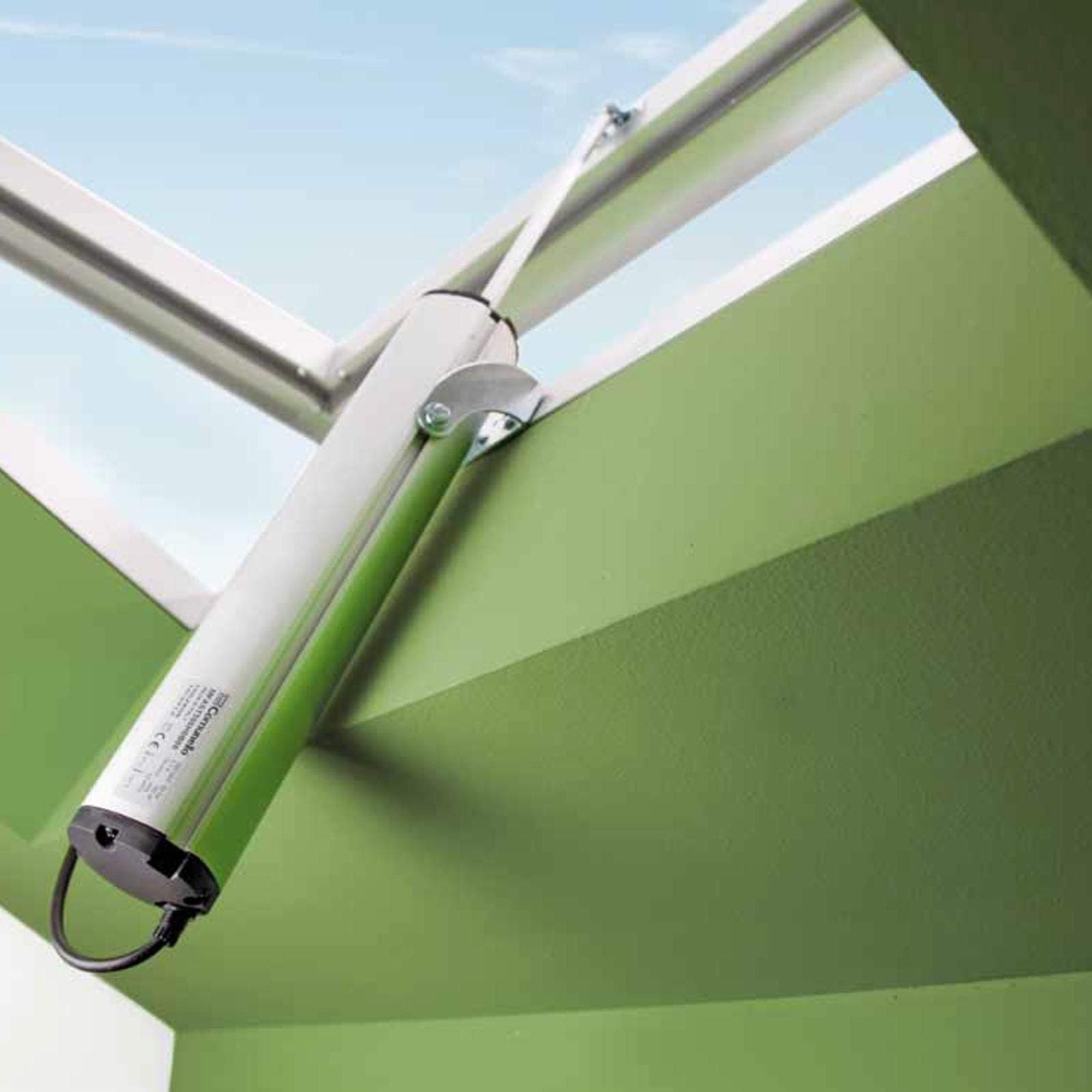 COMUNELLOWindow Opener with Spindle Drive Fast 50 230 V, Hub 300 mm, Aluminium Grey