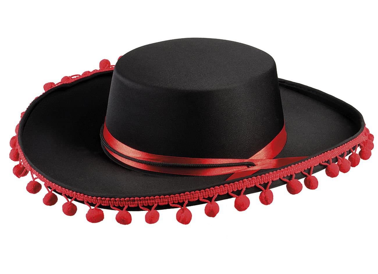 Boland 04264 Espagnol Deluxe Spanish, Black, Torero, Headpiece, Accessory, Theme Party, Carnival