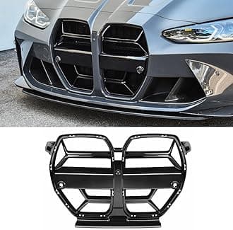 MAXDOM Replacement Front Upper Grill Fit for BMW M3 G80 M4 G82 G83 ABS Grille (G80 G82 G83, CSL - Gloss Black)