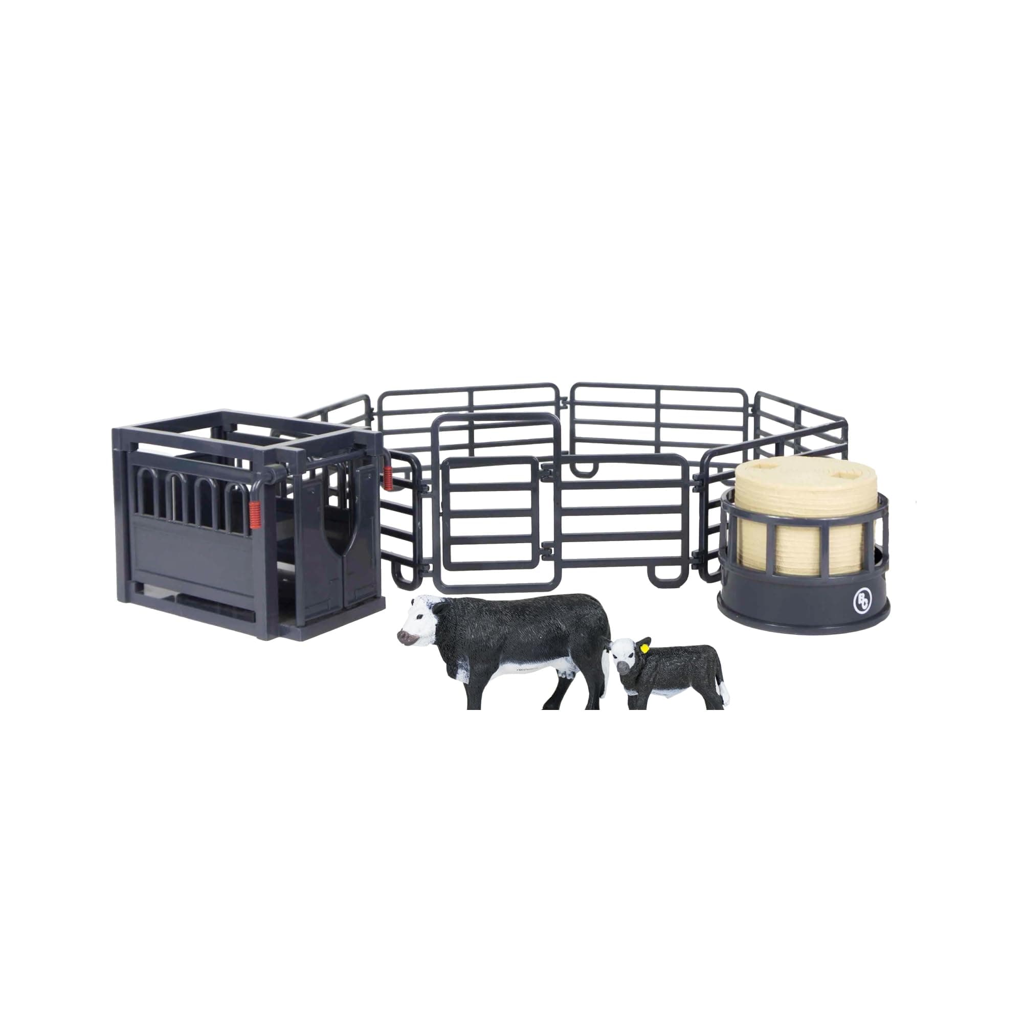 6666 Ranch Black Angus Ranch Set – Realistic Ranch Playset with Cattle, Accessories & Farm Fun
