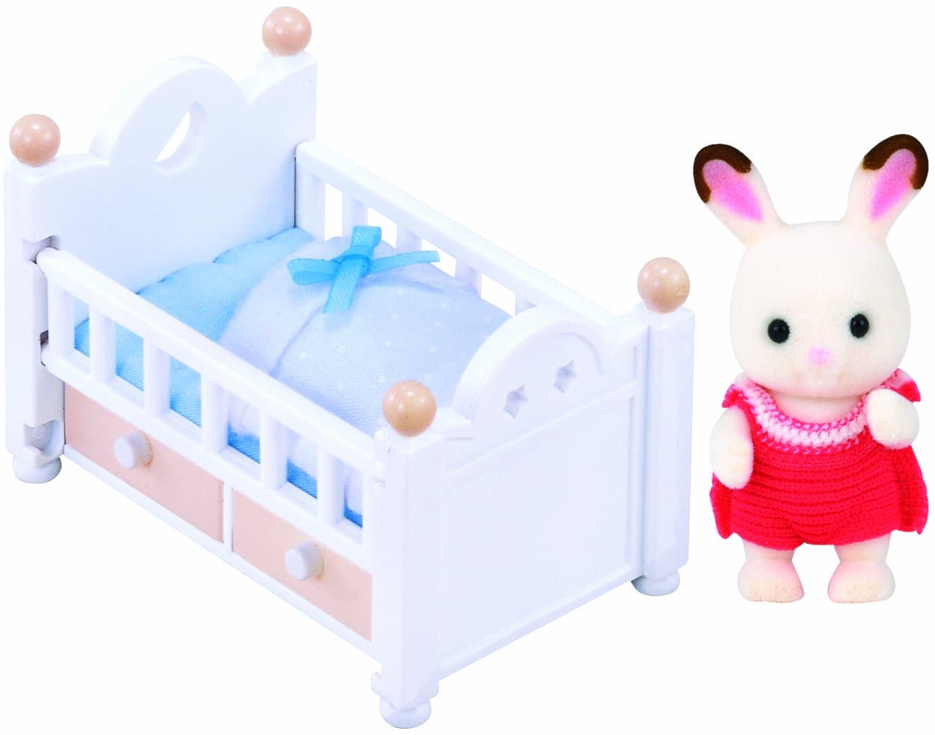 Chocolate Rabbit Baby Set (Baby Bed)