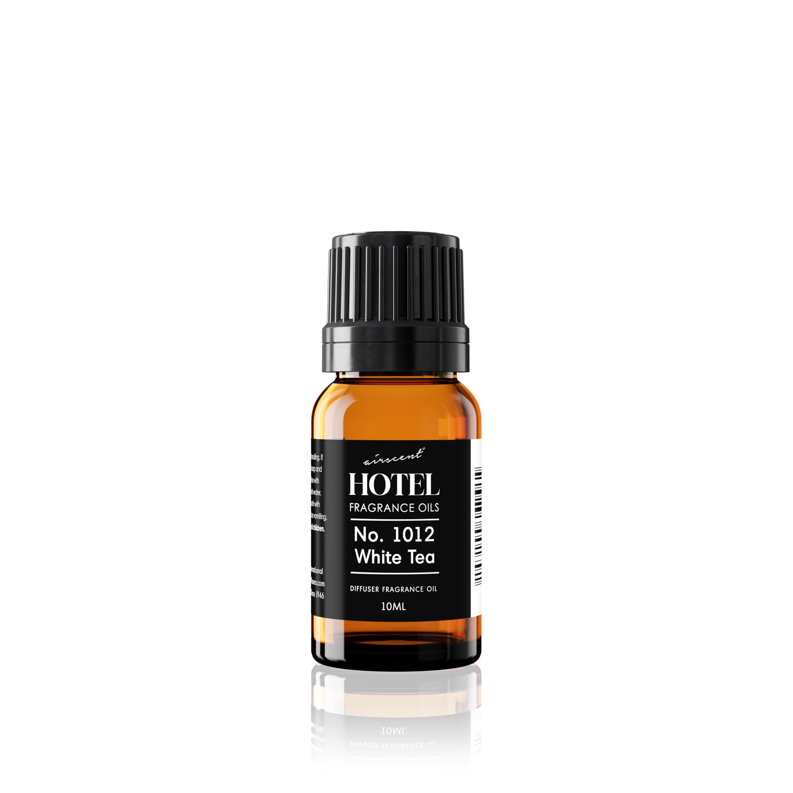 AirScent Hotel Diffuser Oil No. 1012 Inspired by The White Tea Hotel Scent - Premium Fragrance Oil for Ultrasonic and Waterless Diffusers and Crafting - 10 mL, 0.34 fl oz Glass Dropper Bottle