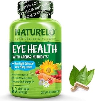 Eye Health - AREDS 2 Formula with Lutein, Zeaxanthin, Natural Vitamin A & Vitamin E & Zinc - Best Supplement for Dry Eyes, Vision Preservation - 60 Vegan Capsules | 1 Month Supply