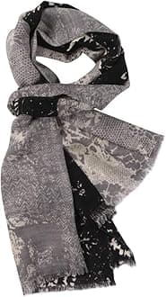 Pure Wool Scarves For men women, Pashmina Tartan Scarf,Cold Weather Scarf, Vertical Stripe Knit Winter Scarf