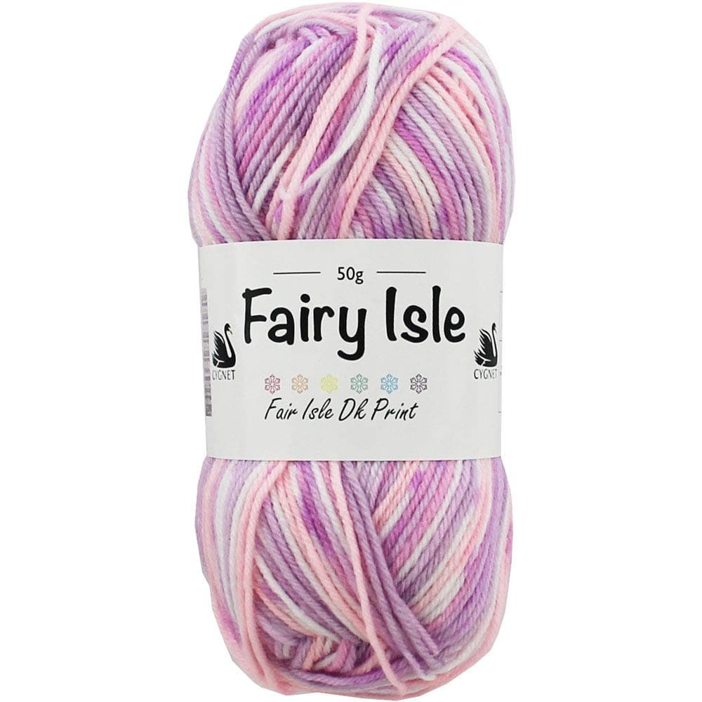 CygnetPrimrose Fairy Isle Yarn - 50g
