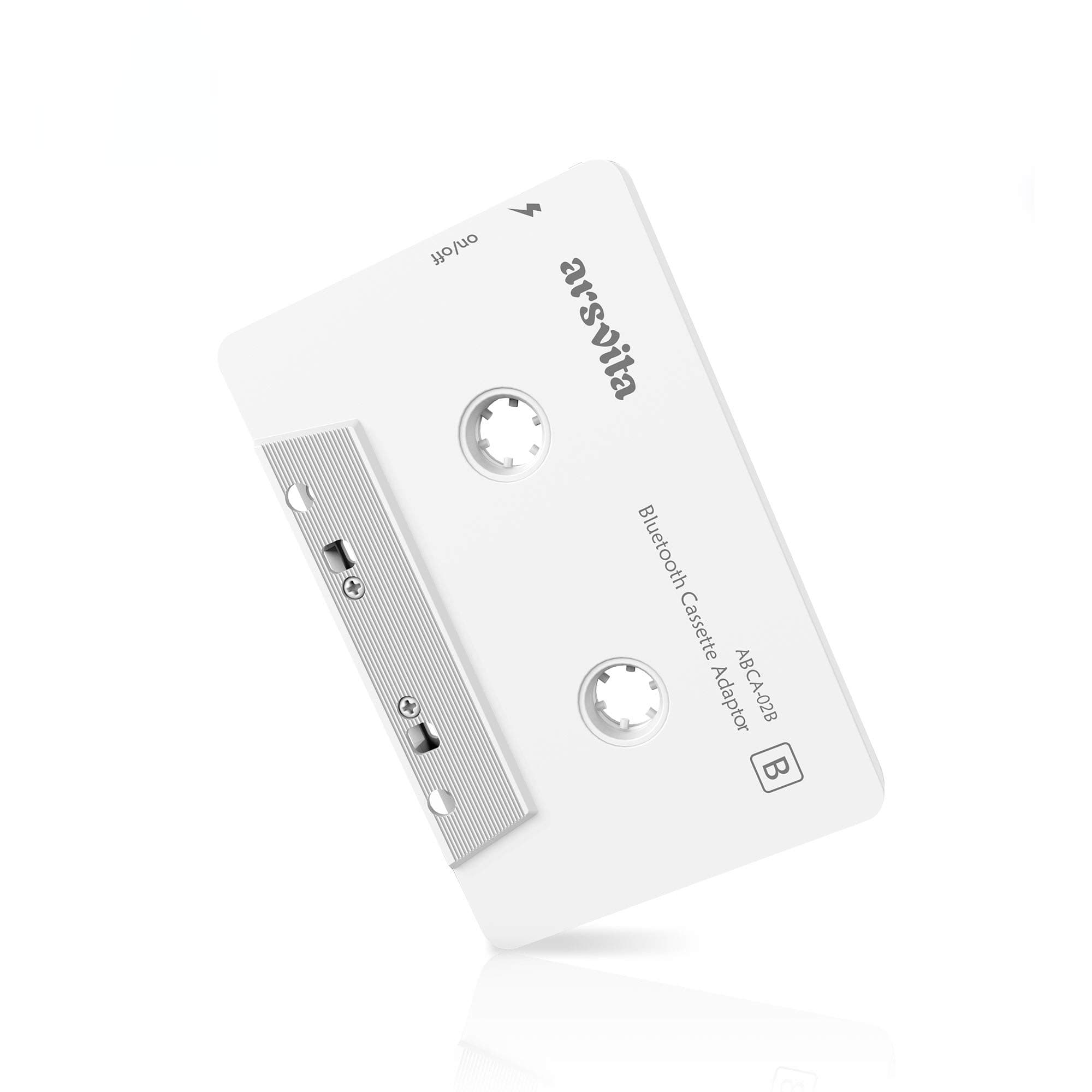 5.0 Car Audio Bluetooth Cassette Aux Adapter, White